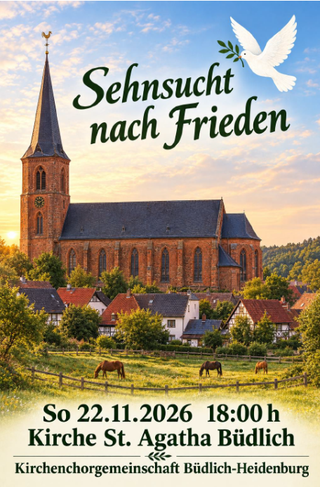 Plakat zum Konzert Büdlich