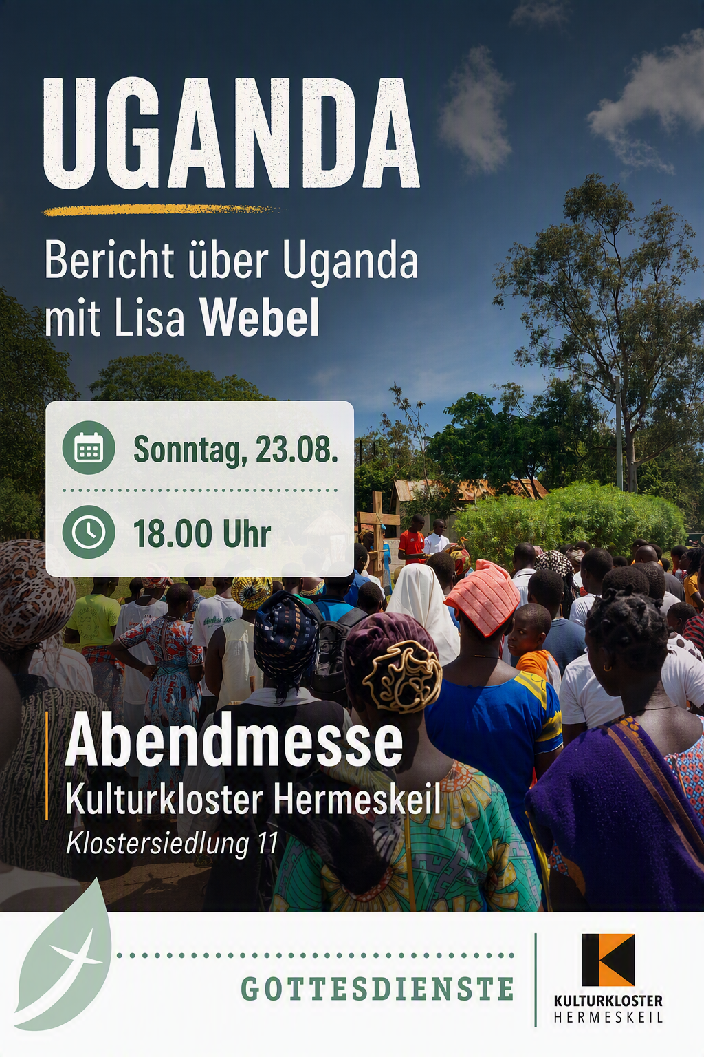 Plakat zur Veranstaltung Uganda