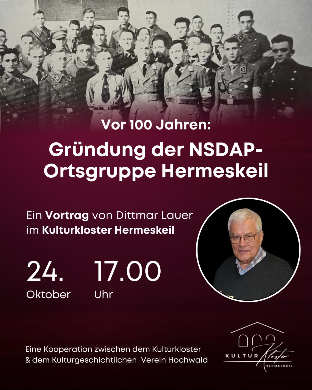 Flyer Gründung der NSDAP-Ortsgruppe Hermeskeil