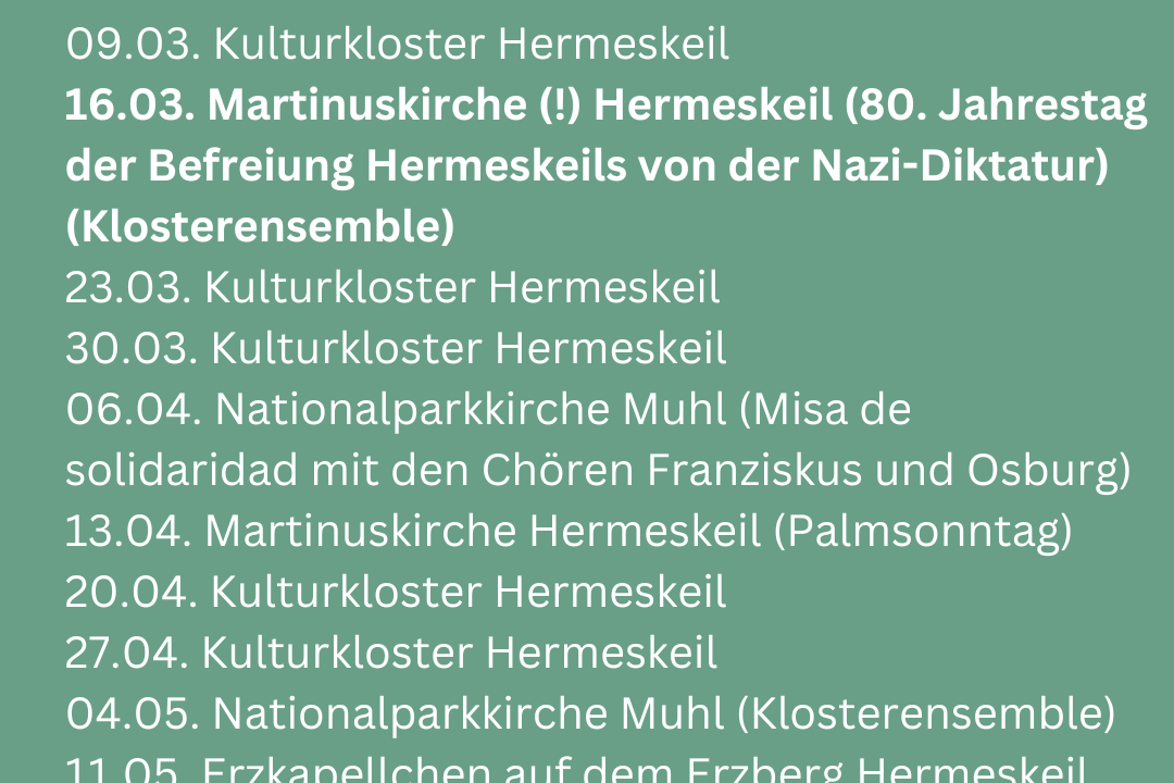 Besondere Gottesdienste