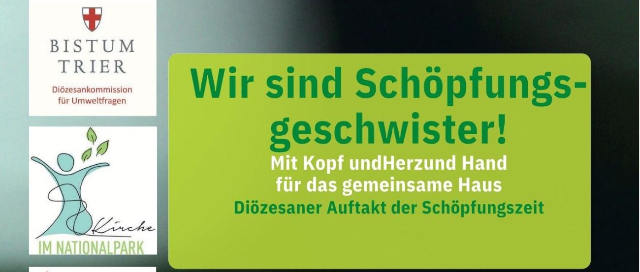 Plakat Auftakt Schöpfungszeit