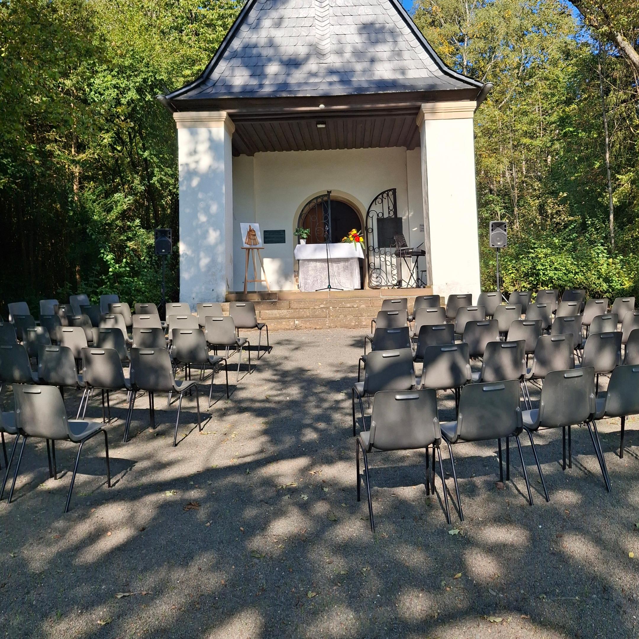 Gedenkfeier im SS-Sonderlager KZ Hinzert_Kapelle