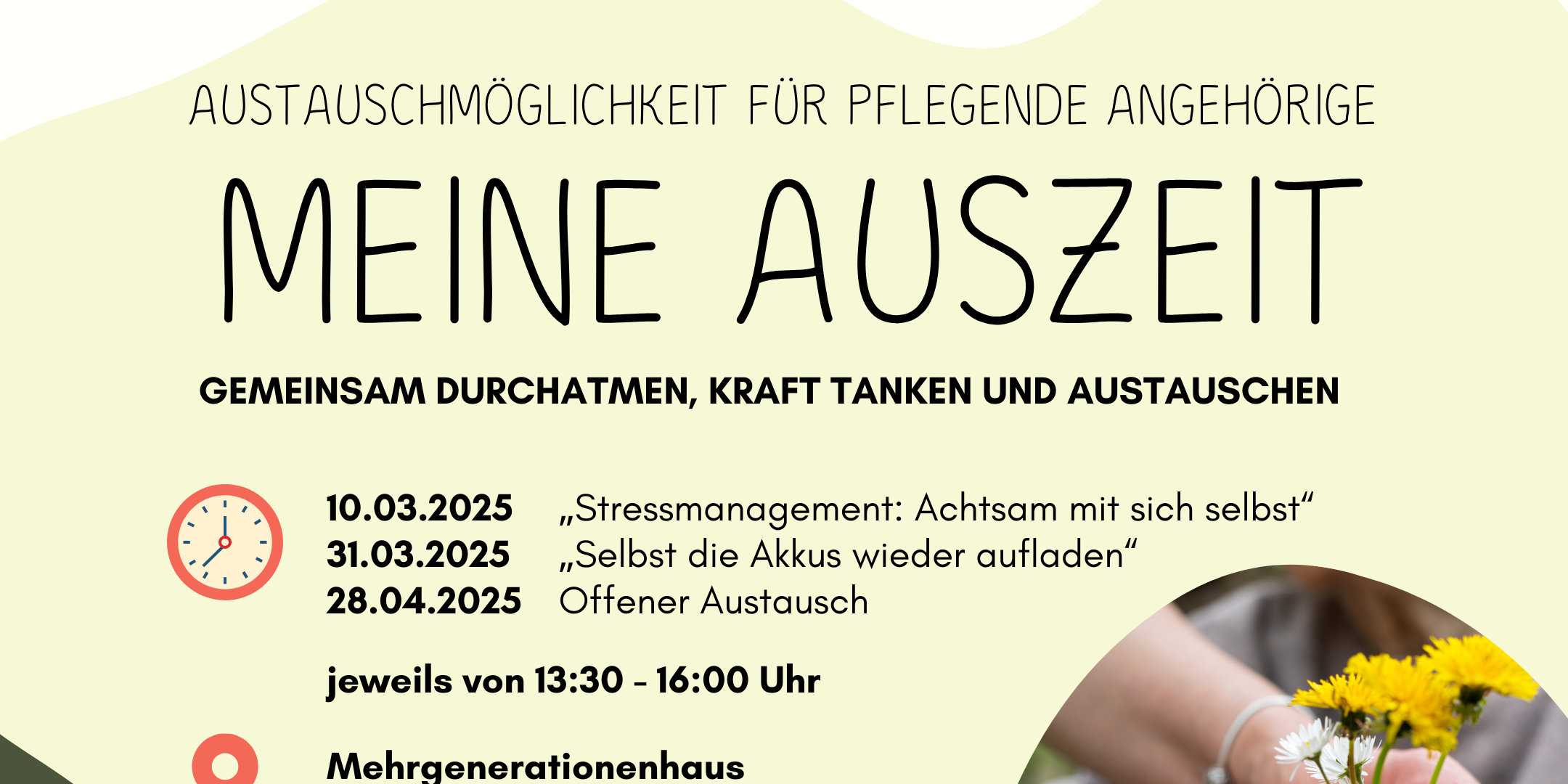 Flyer Meine Auszeit