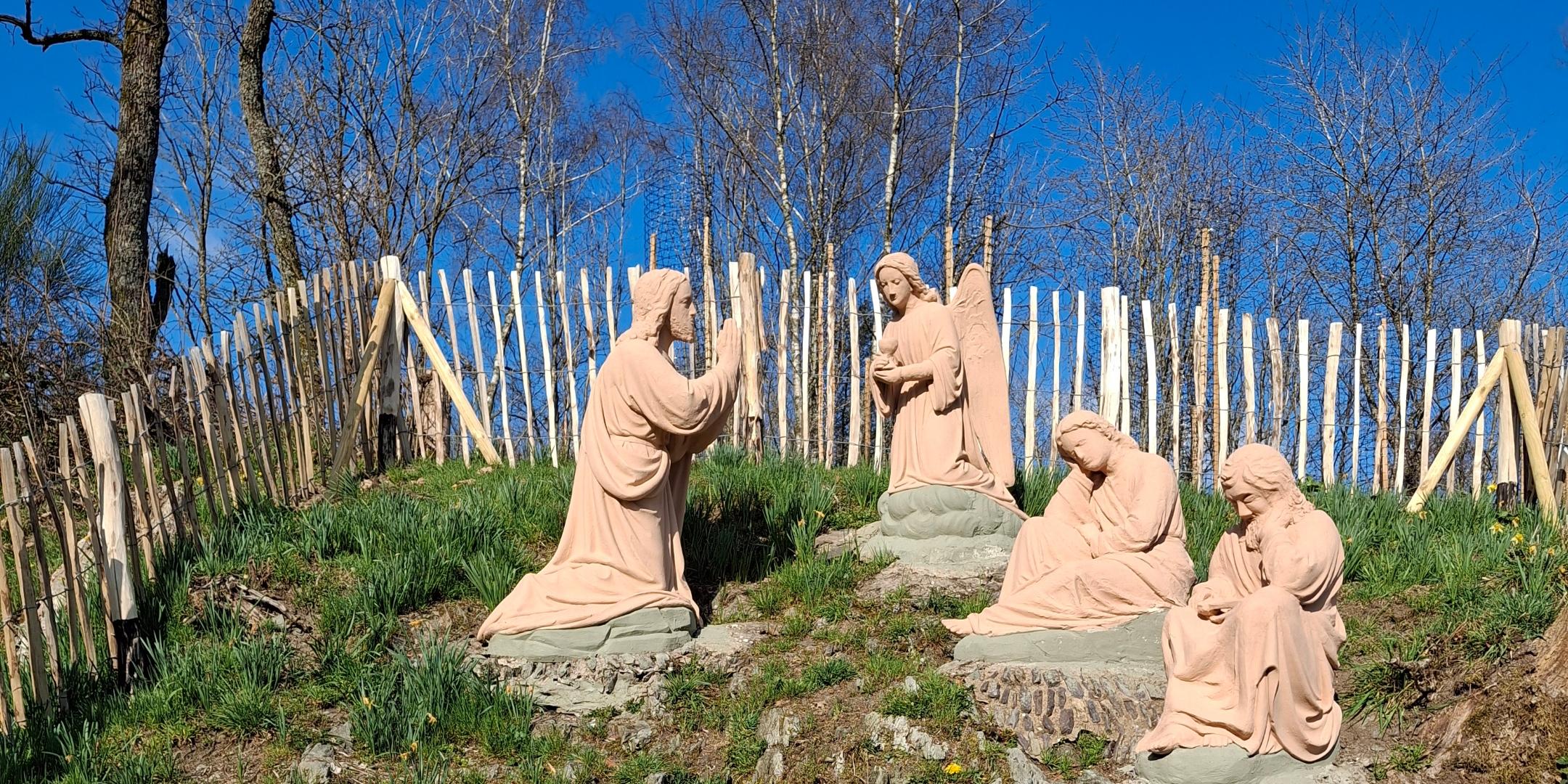 Gethsemane-Gruppe an der Erzbergkapelle