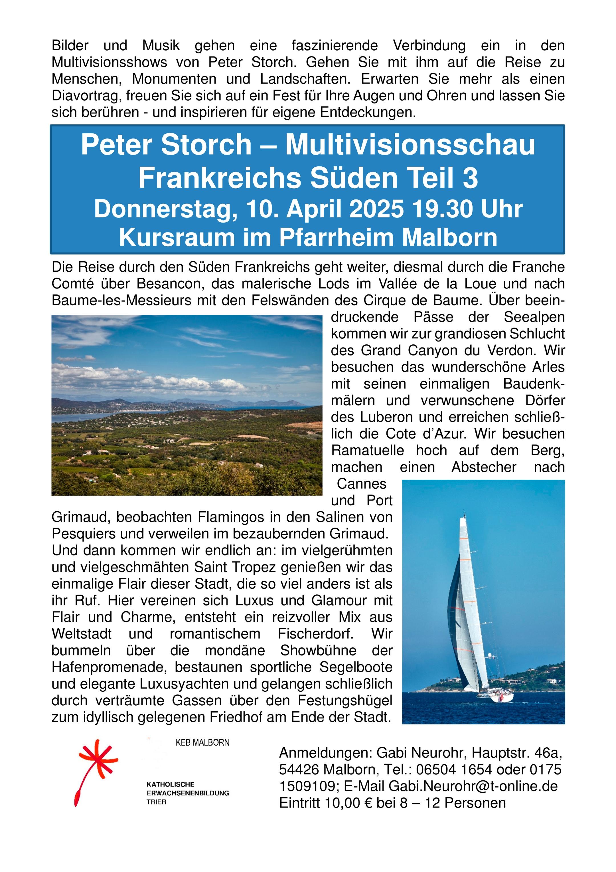 Plakat Frankreichs Süden Teil 3