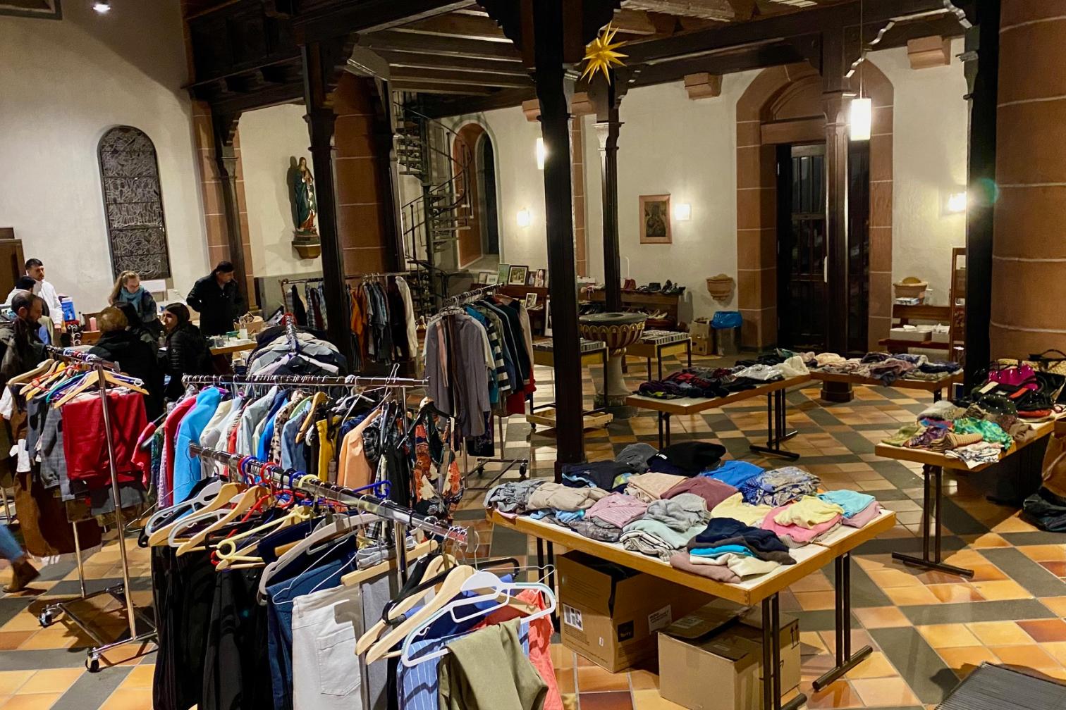 Café International in der Verschenkekirche