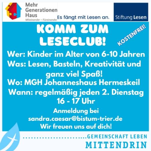 Leseclub Dienstag