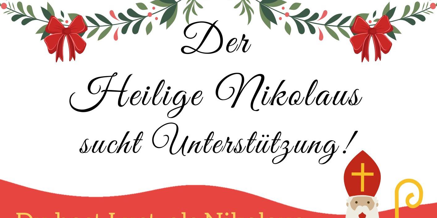 Plakat Nikolaus gesucht