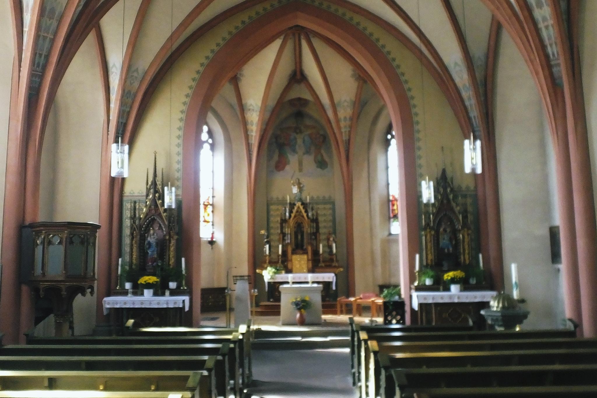 Blick ins Innere der Kirche