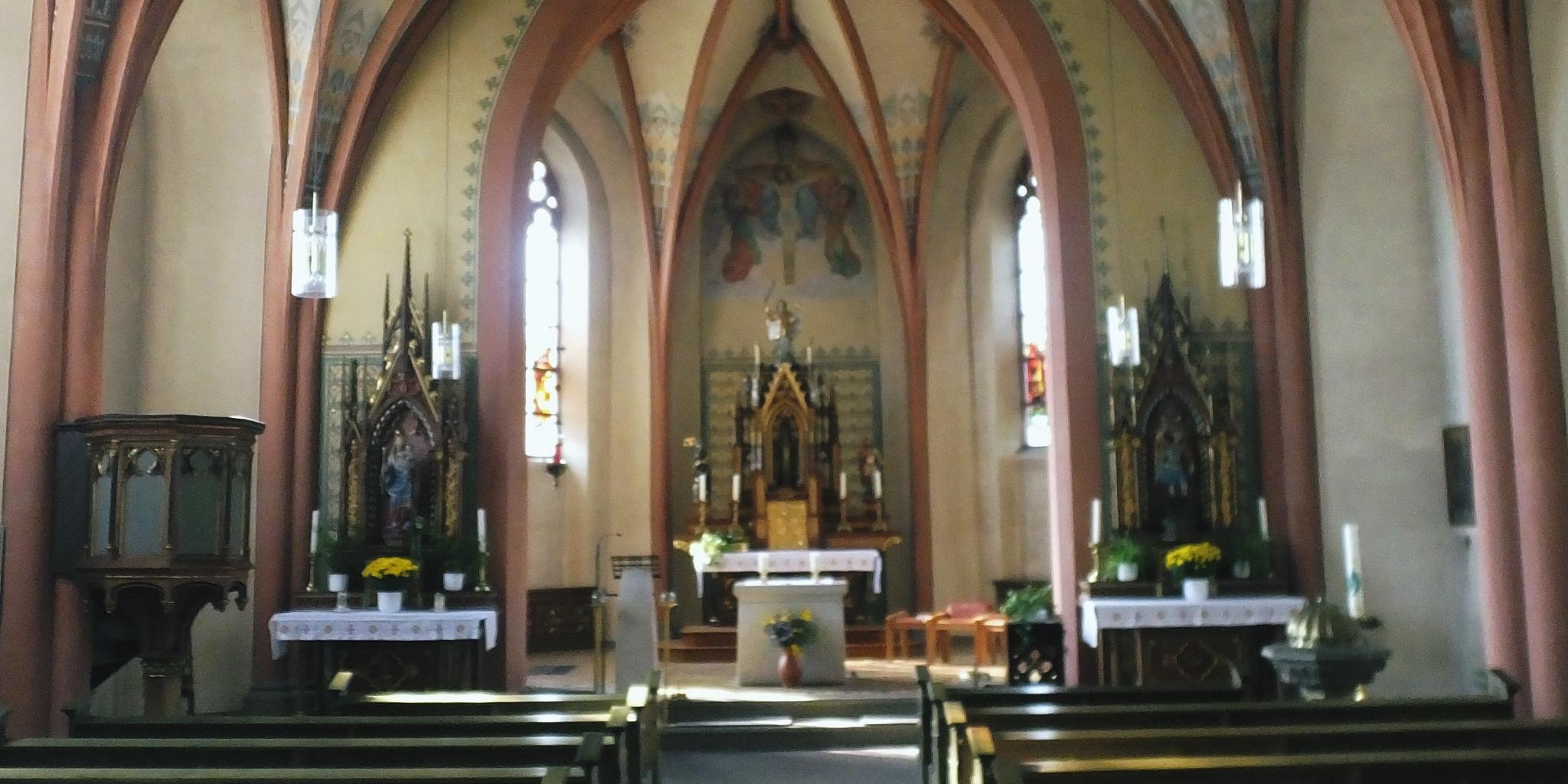 Blick ins Innere der Kirche